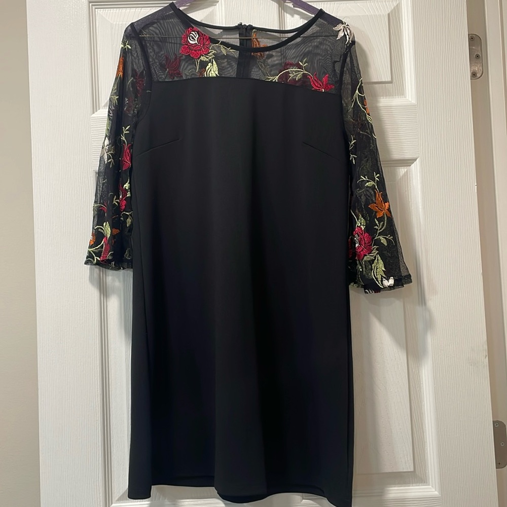 *3 for $10* Nina Leonard black dress M